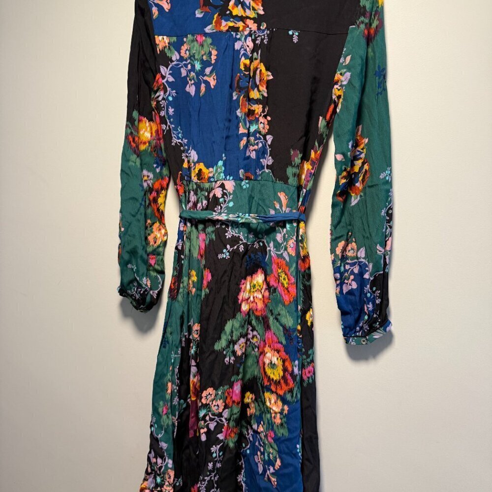 Anthropologie Maeve Floral Patchwork Shirtdress Size 2 Dress NWT - Picture 5 of 10